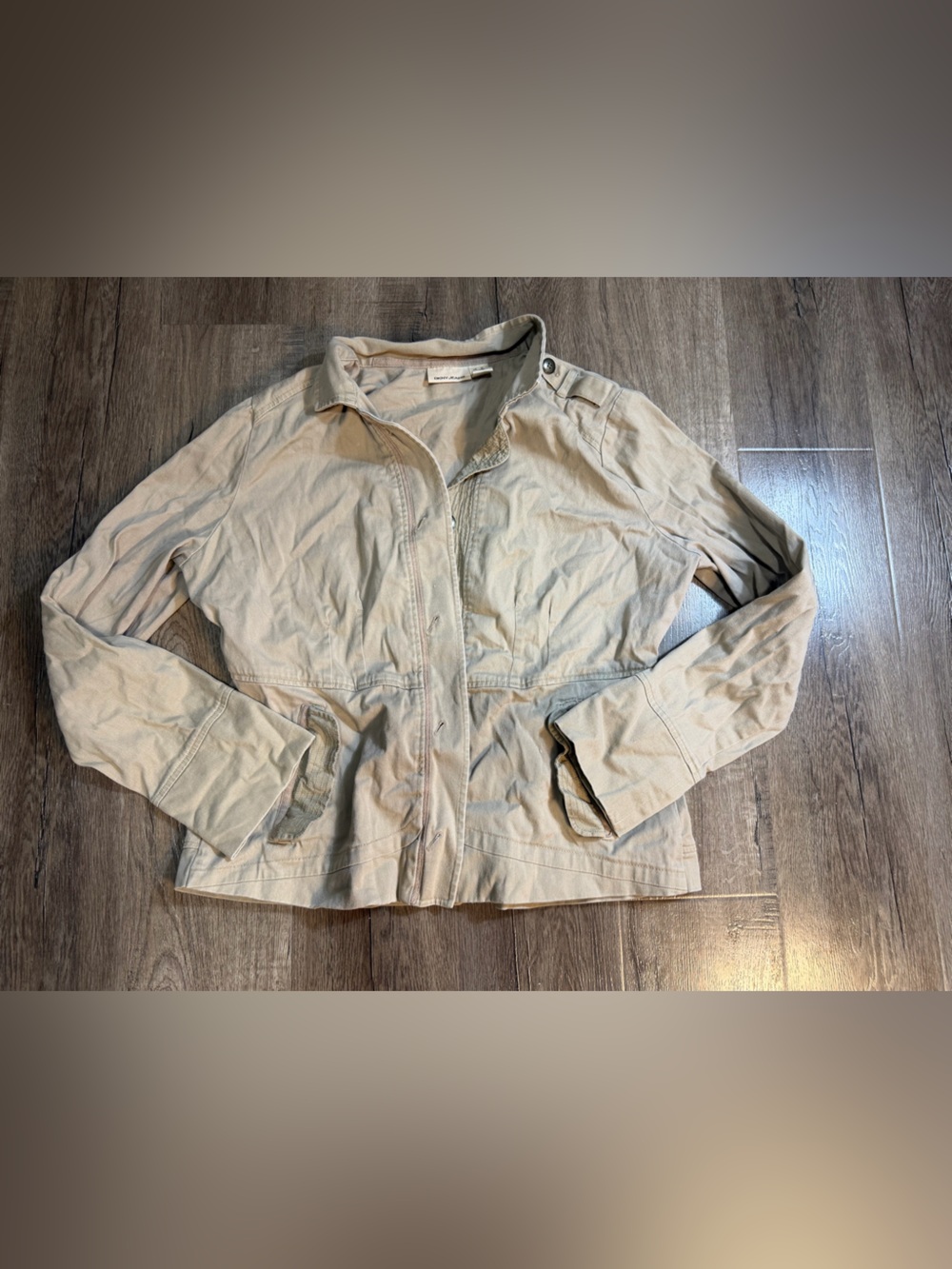 DKNY Light Beige Shirt Jacket